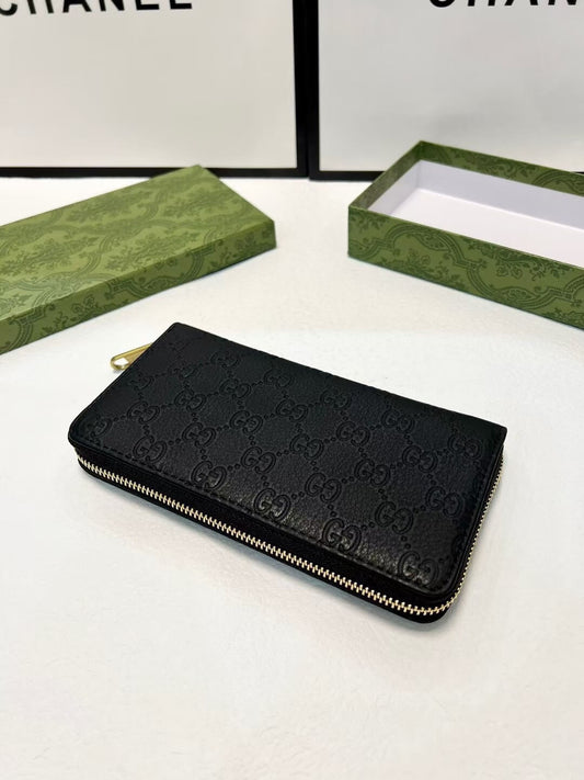 Bee-Accent Long Zip Wallet