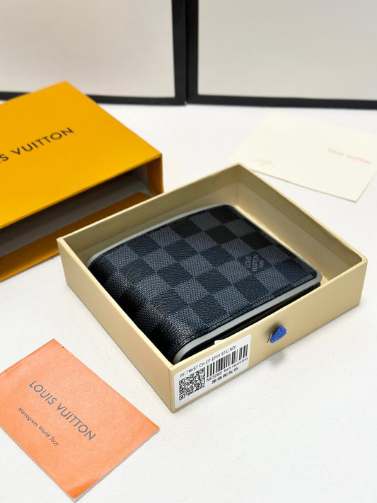 Checkerboard Long Wallet