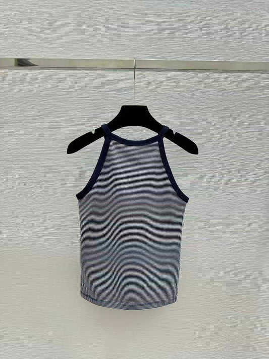 Striped Thin Strap Camisole