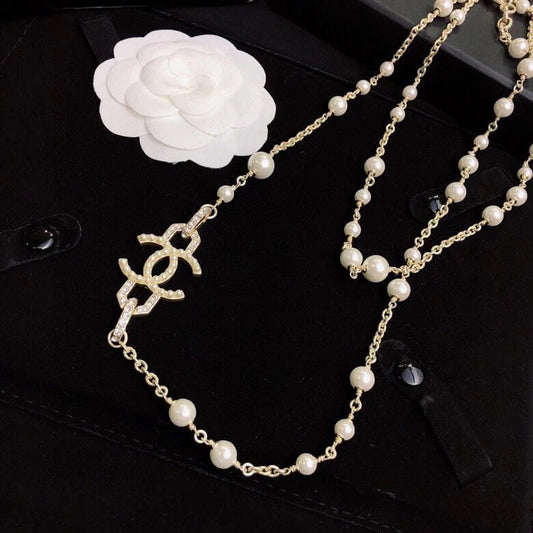 Opera-Length Pearl Strand Necklace