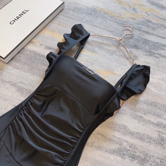 Ruffled One-Piece Swimsuit