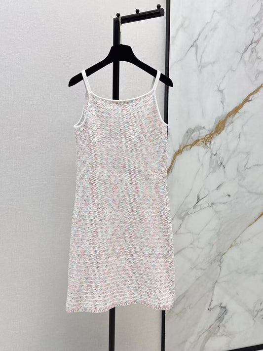 Colorful Woven Camisole Dress