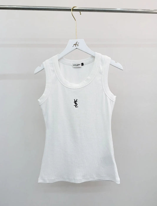 U Neck Sleeveless Basic Vest