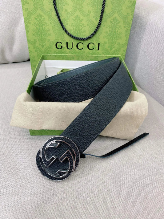 Fashionable Reversible Metal Buckle Belt