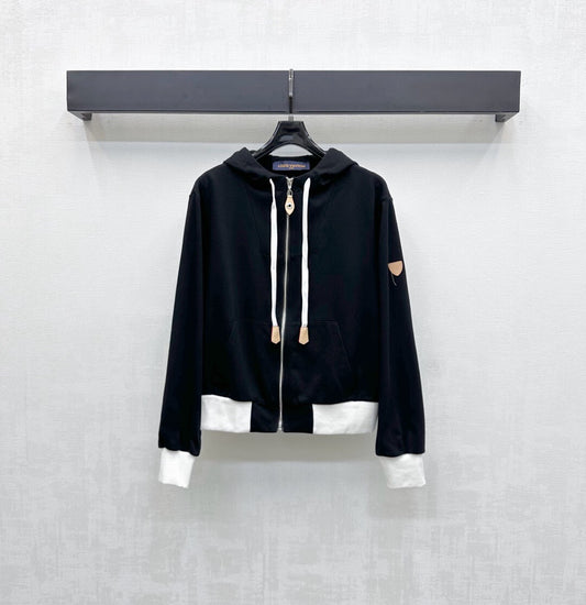Striped Hoodie Short Set
