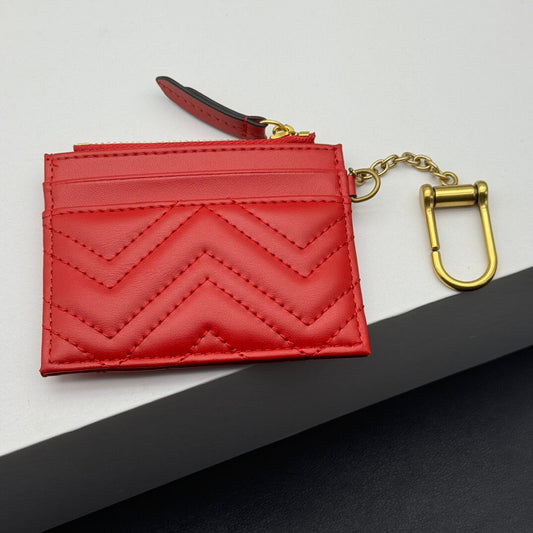 Quilted Portable Pouch Wallet