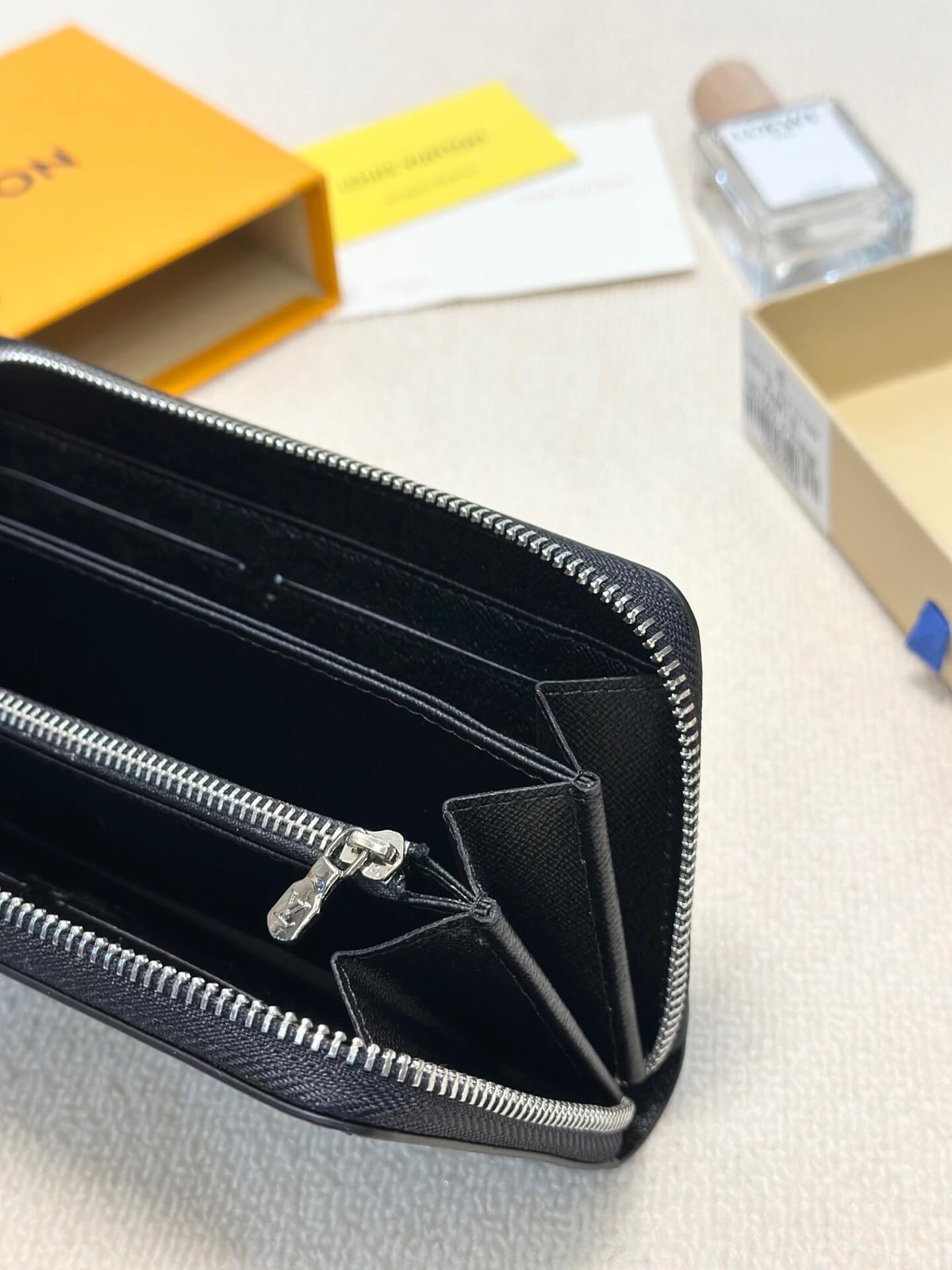 Epi Leather Zip-Around Long Wallet