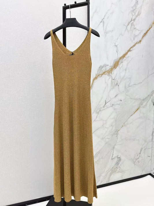 Signature Triangle V-Neck Shift Dress