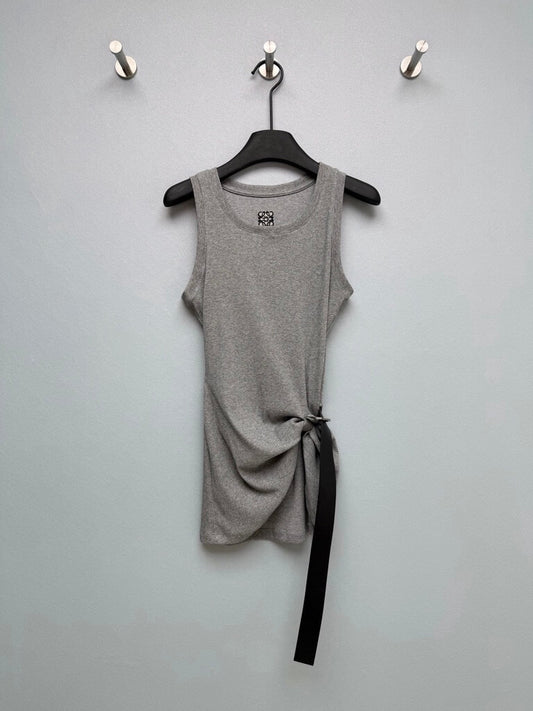 Tie Side Sleeveless Vest