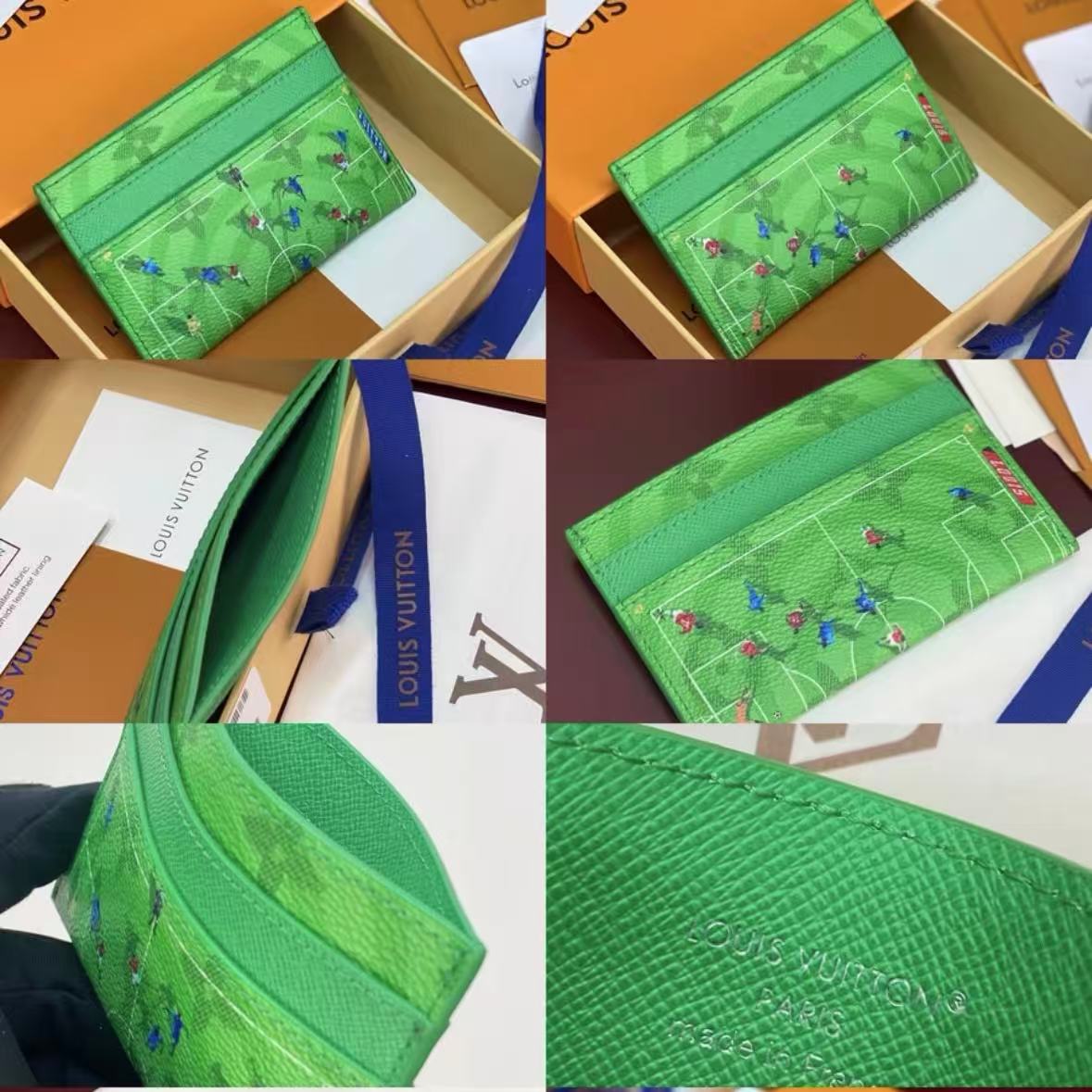 Football Pitch Pattern Wallet & Passport Holder