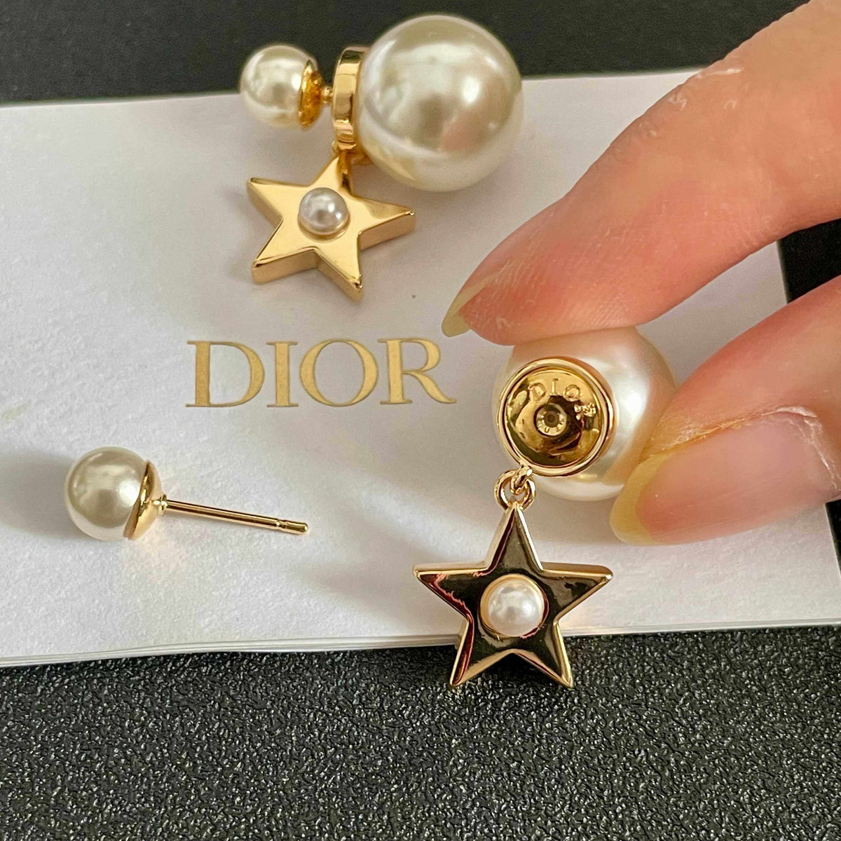 Vintage Star Drop Earrings