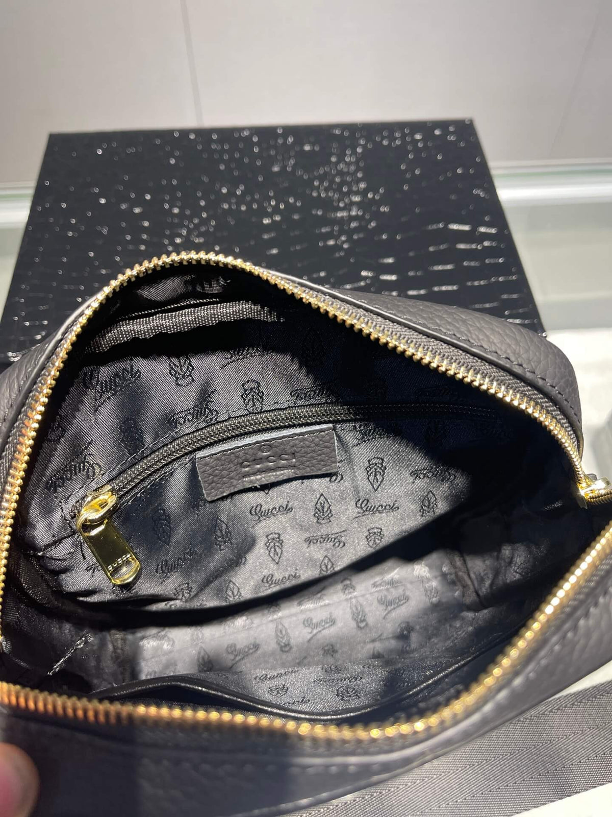 Business Leather Crossbody Bag