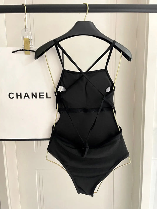 Trendy Backless Slim-Fit Swimsuit
