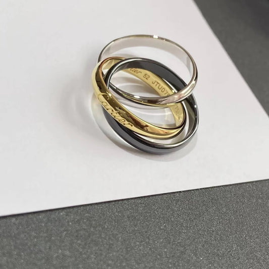 Classic Tri-Tone Triple Ring