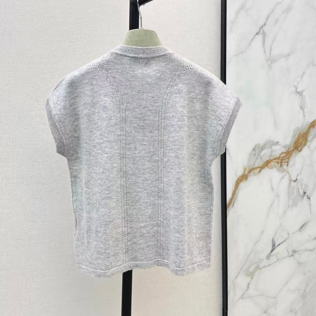 Minimalist Cashmere Short Sleeve