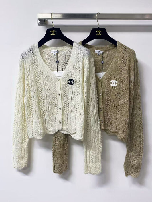 Fall Cropped V-Neck Cardigan