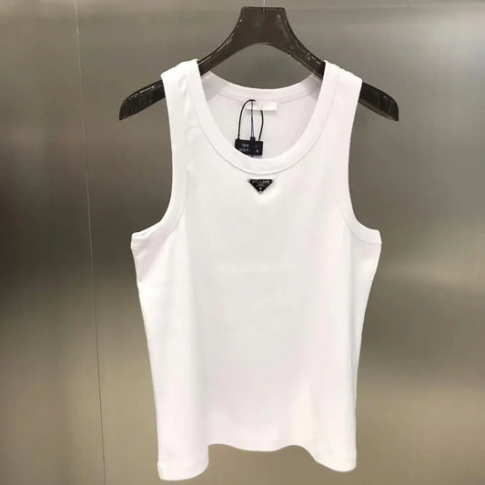 Classic Minimalist Solid Sleeveless Vest
