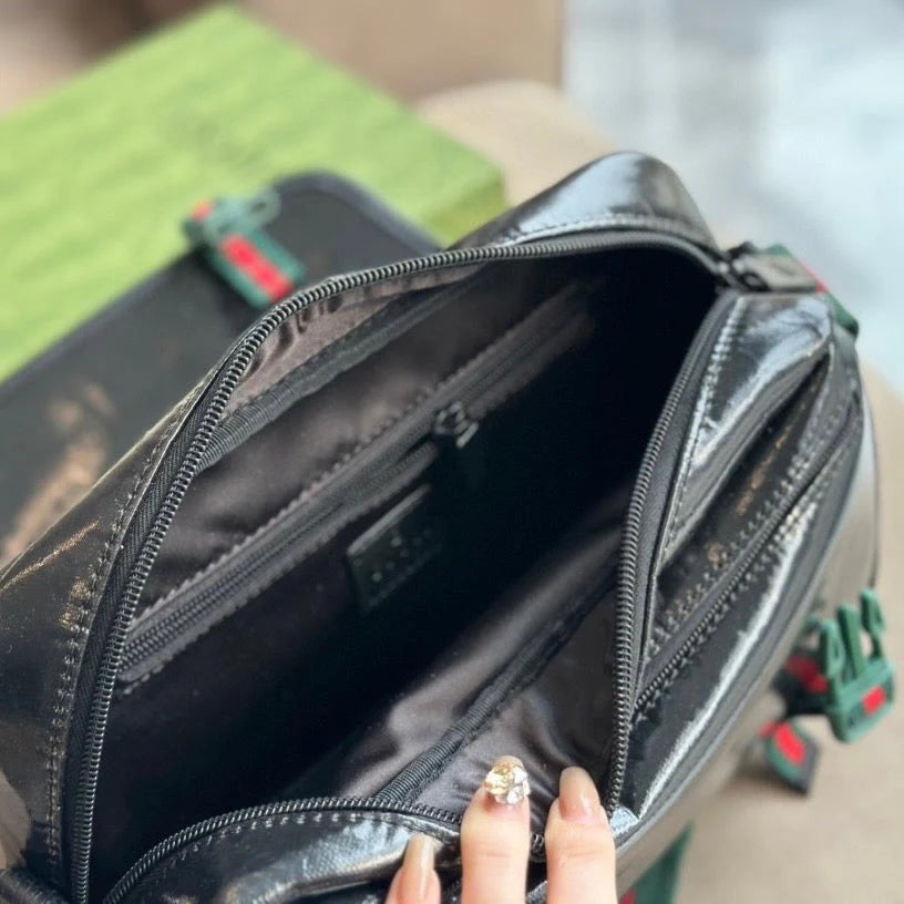 Double Buckle Flap Bag