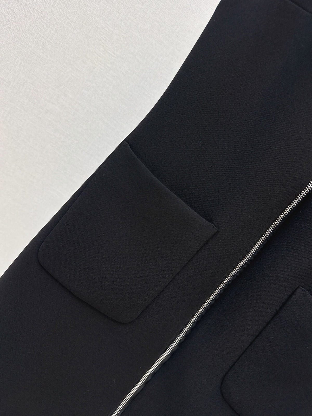 Minimalist Sleeveless Zip Mini Dress