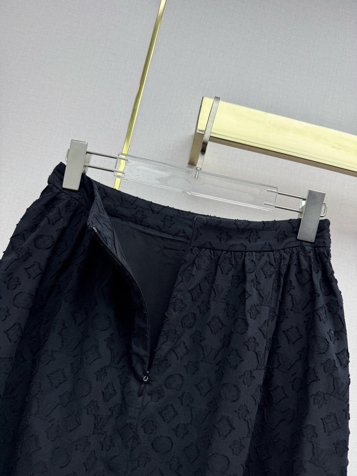 Jacquard Shirt Skirt Set