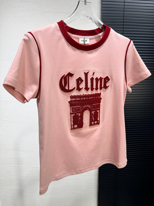 Vintage Letter Patch Slim Top