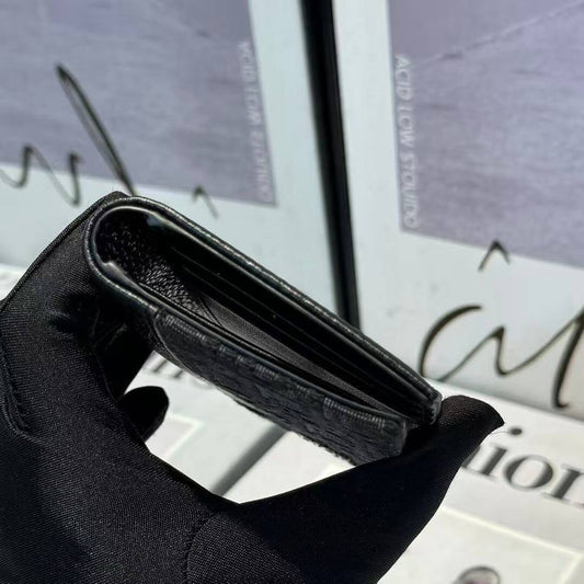 Black Monogram Wallet