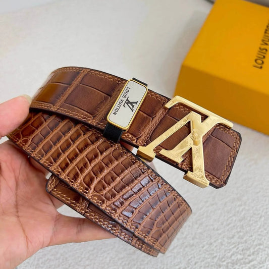 Classic Glossy Leather Belt