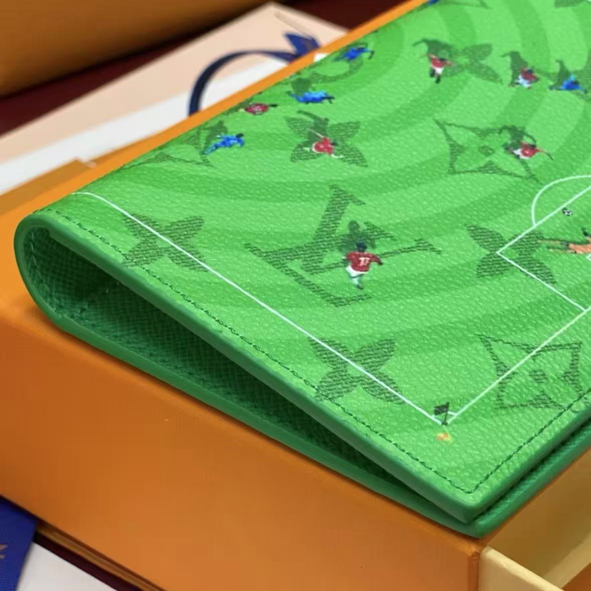Football Pitch Pattern Wallet & Passport Holder