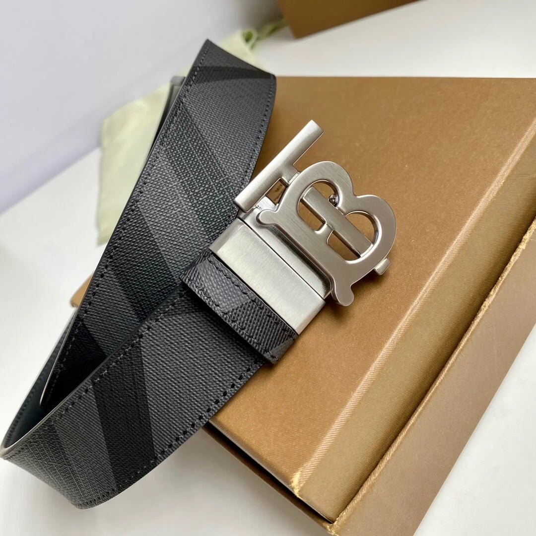Classic And Minimalist Plaid Belt