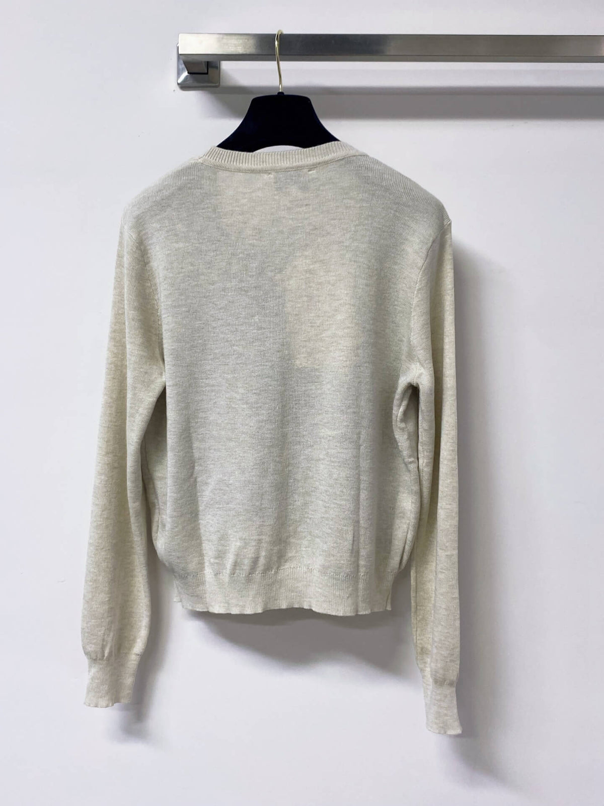 Contrast Fake Two Piece Cardigan