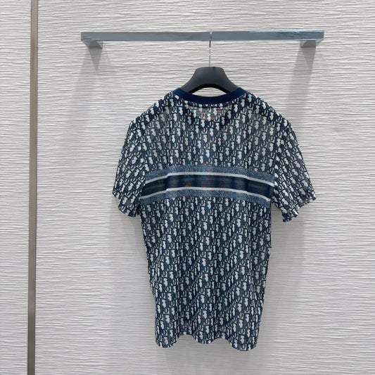 Letter Band Logo Mesh Top