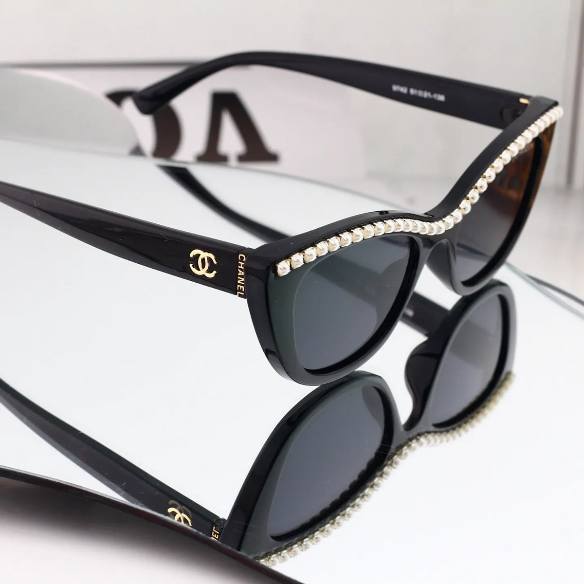 Pearl-Accented Sunglasses