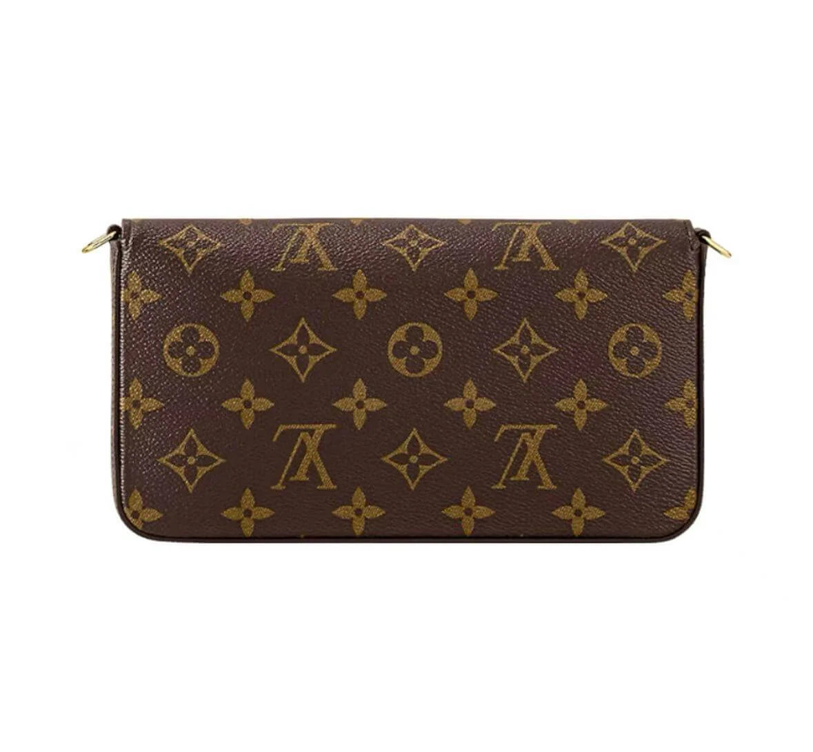 Classic Brown All-Over Print Messenger Bag