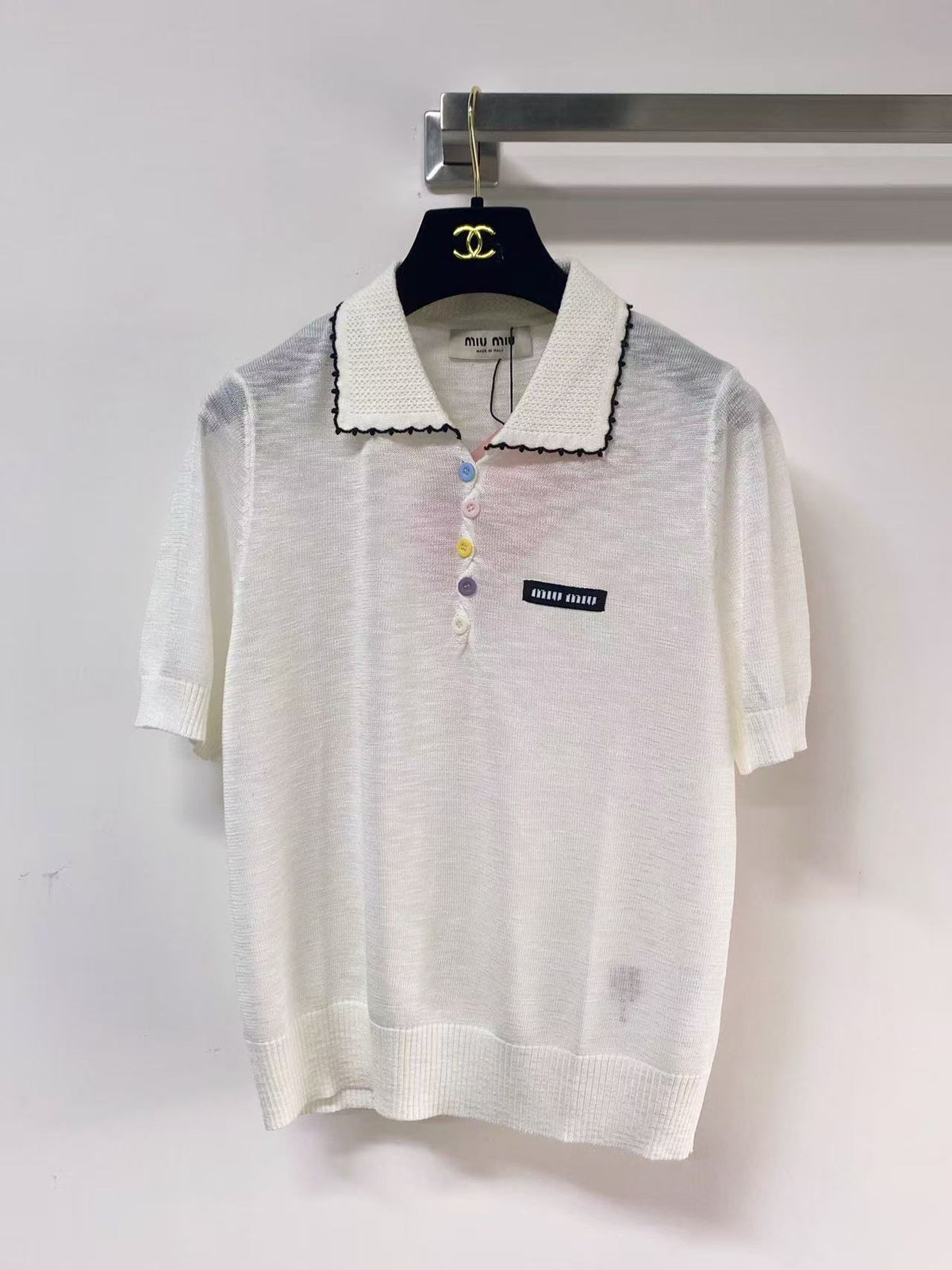 Colorful Button Polo Shirt