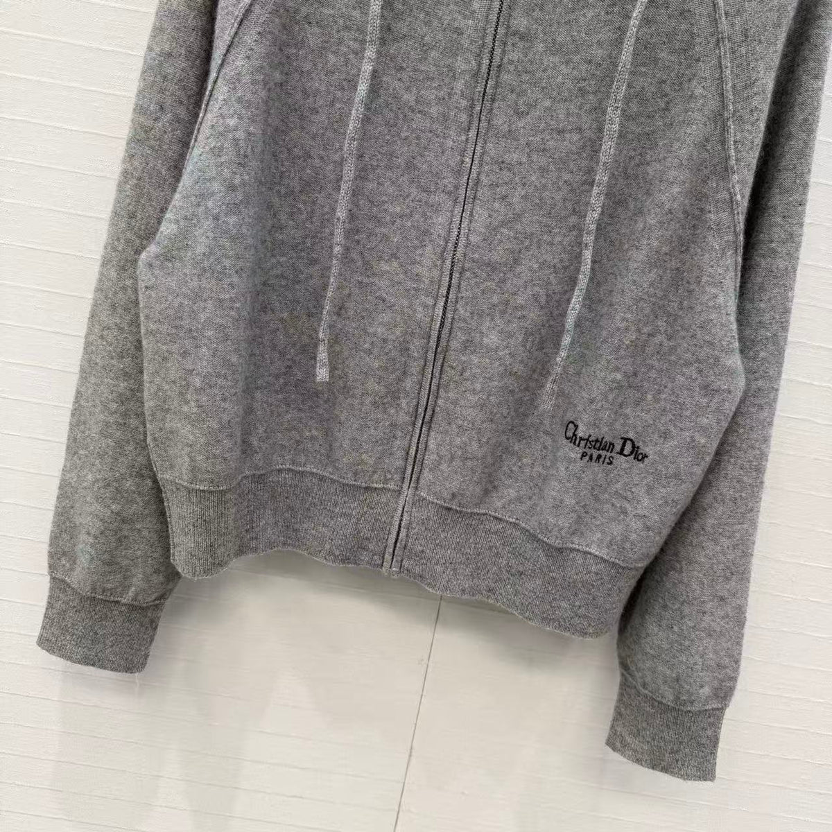 Cashmere Embroidered Hooded Jacket