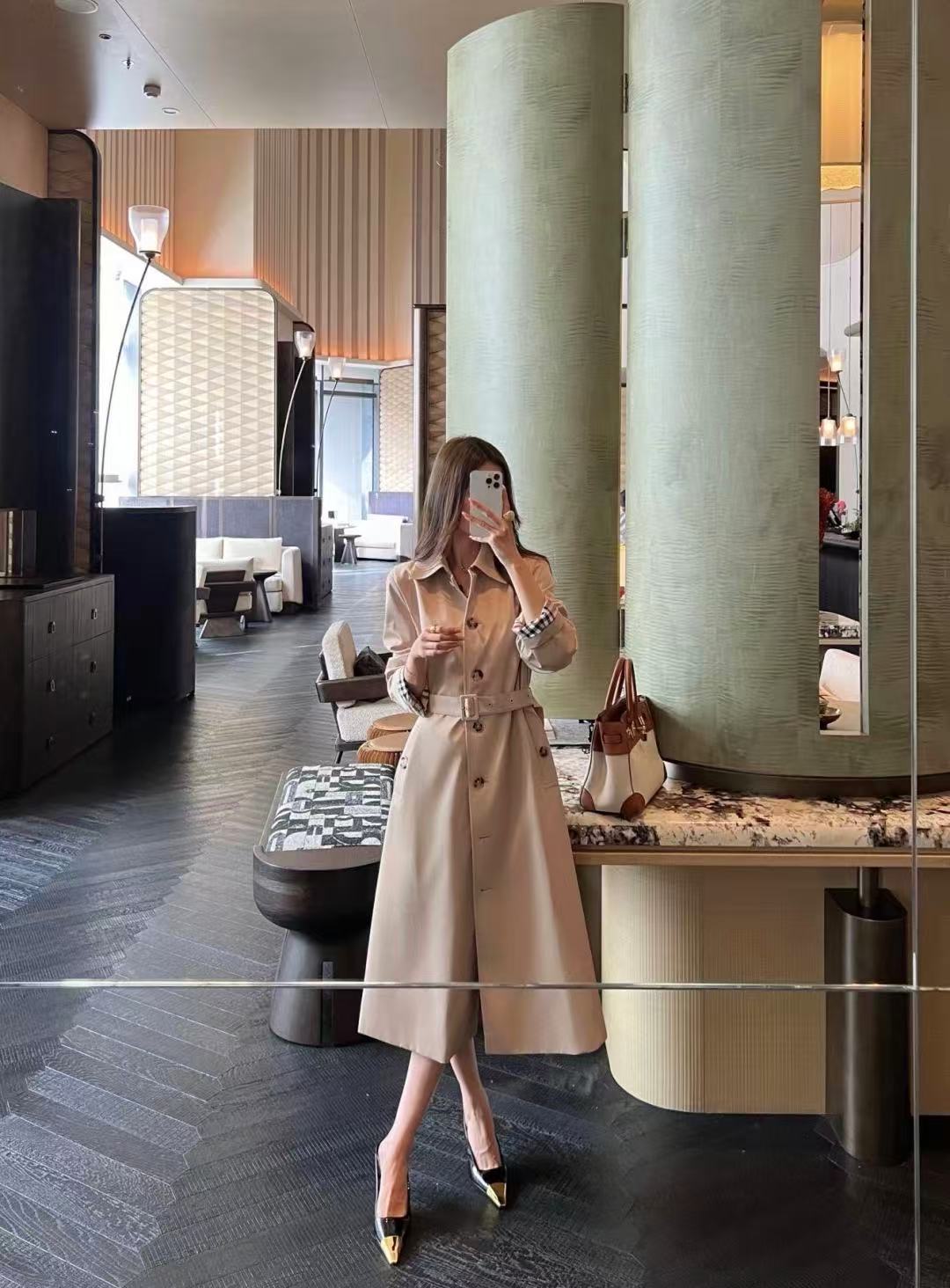 Classic Khaki Trench Coat