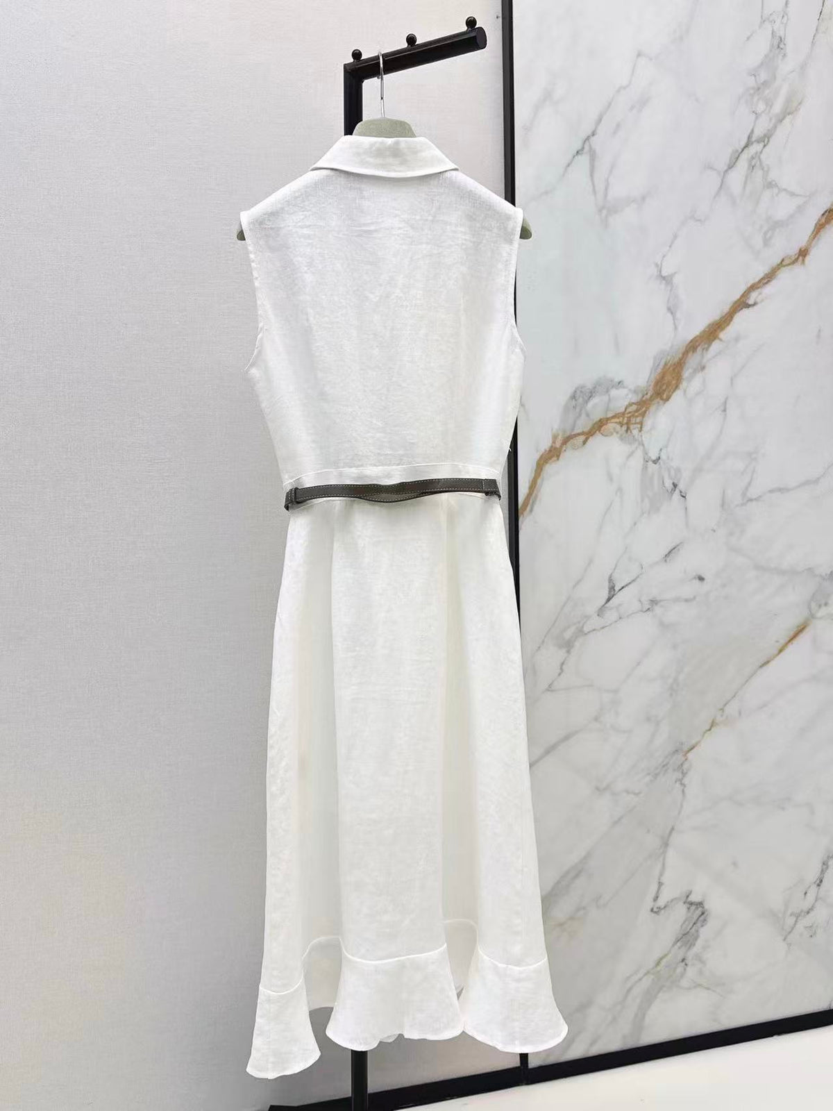 Linen Sleeveless Dress