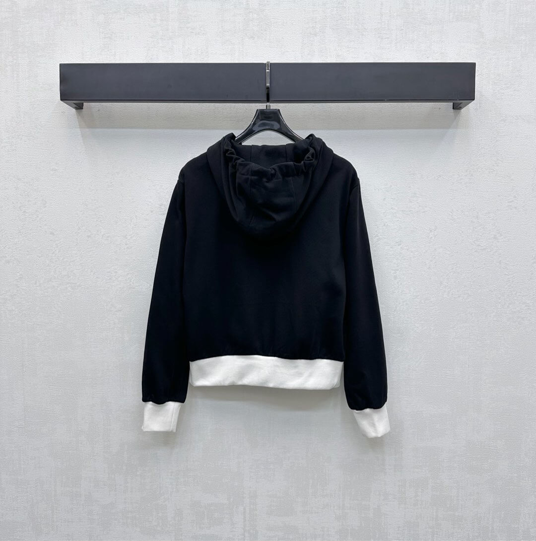 Striped Hoodie Short Set