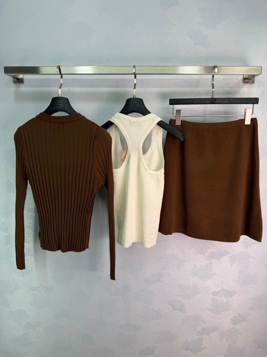 Cardigan Cami Skirt 3-Piece Set