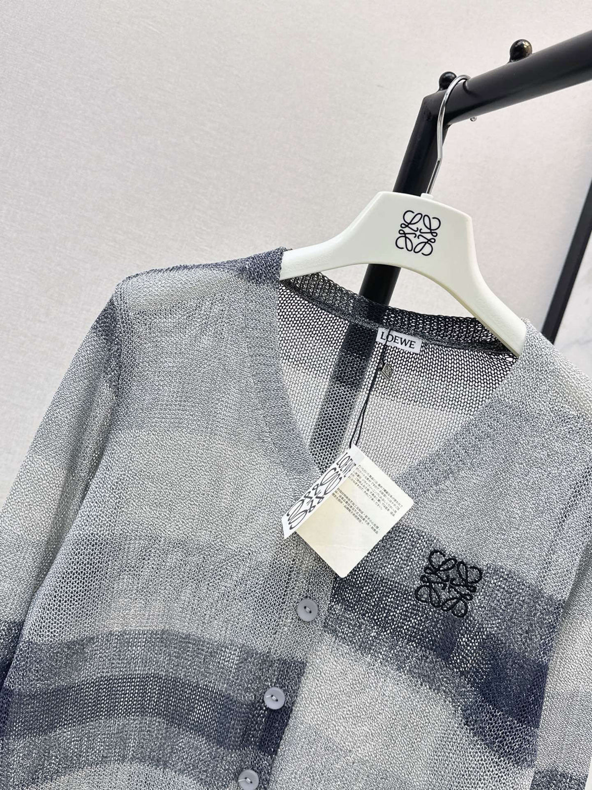 Loose Breath Gradient Knit Top