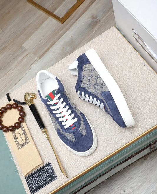 Suede Patchwork Sneakers