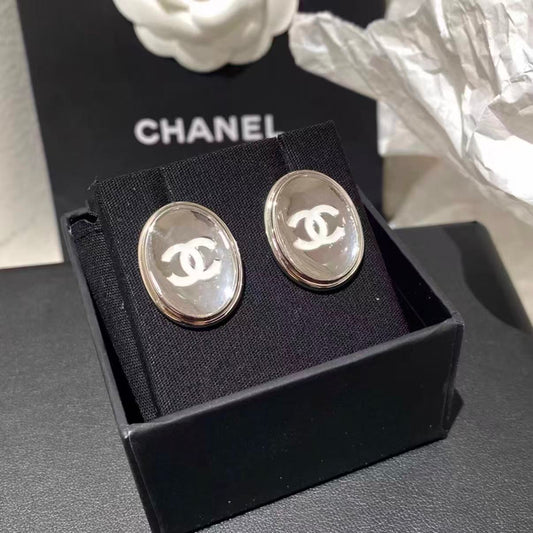 Oval Mirror Earrings