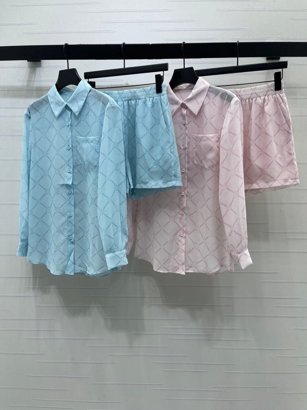 All Over Print Shirt Short Set