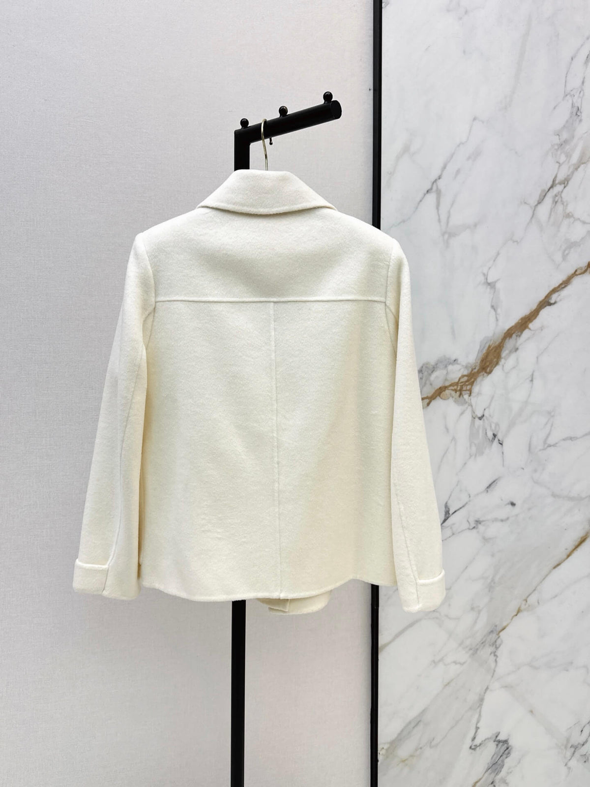 Peter Pan Collar Wool Short Jacket
