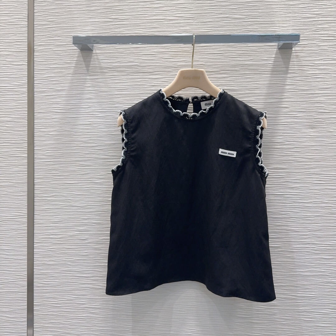 Label Patch Tank Top & Shorts Set