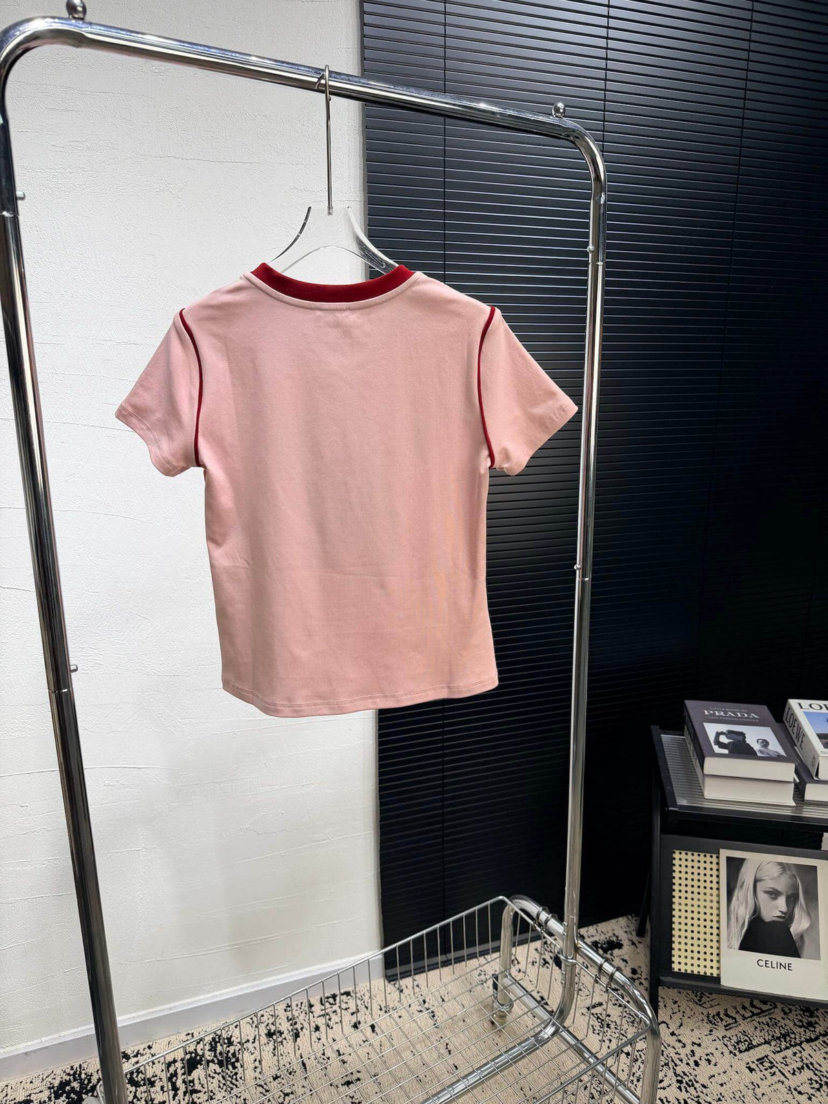 Vintage Letter Patch Slim Top