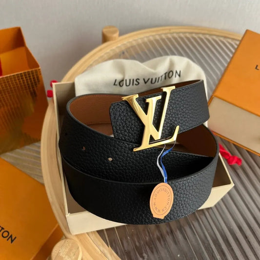 Classic Letter Buckle Reversible Belt