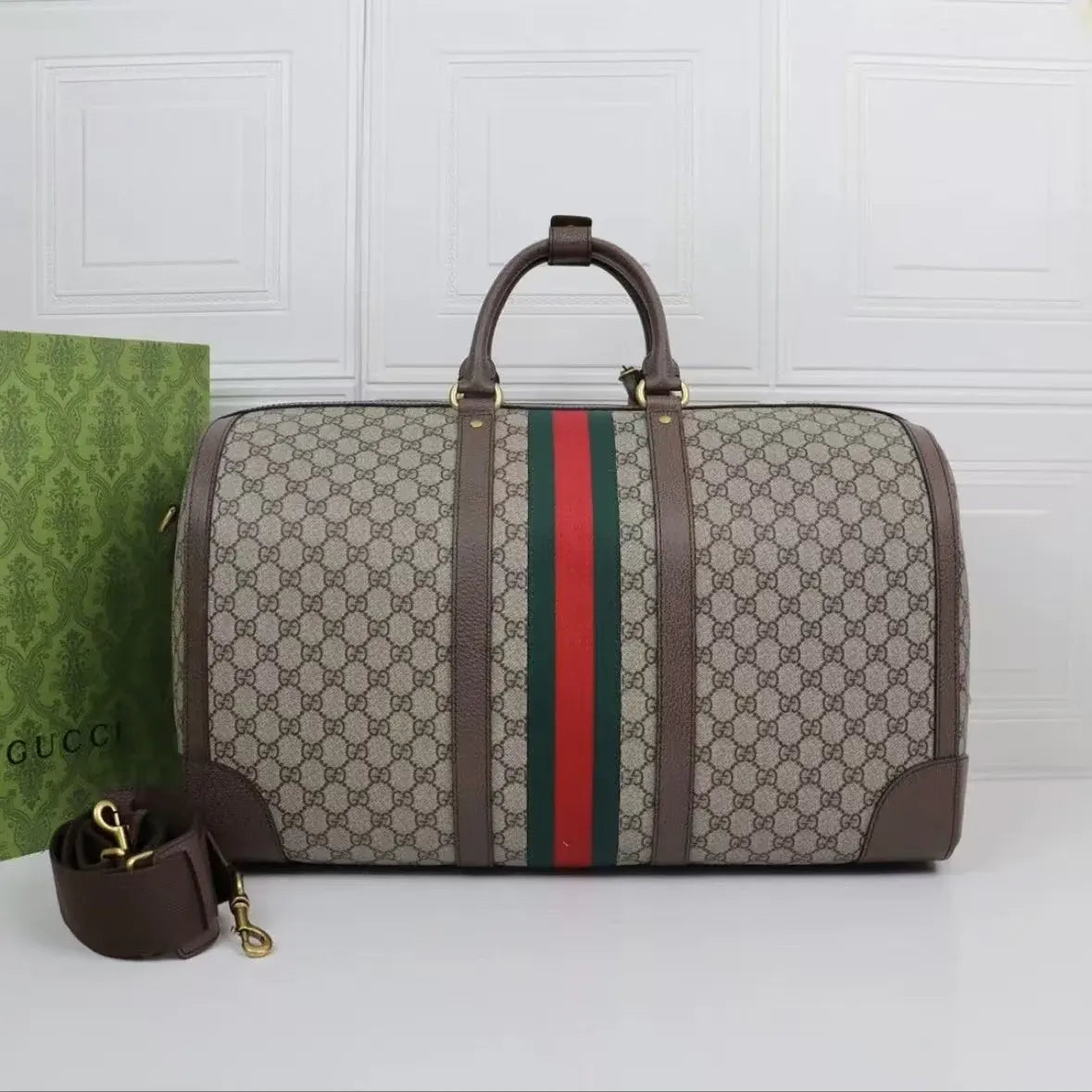 Vintage Double G Duffle Bag