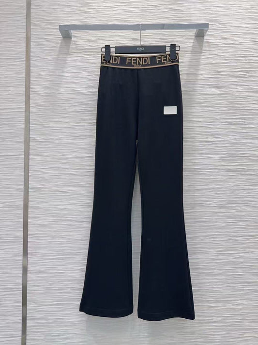 Slim-Fit Flared Casual Pants