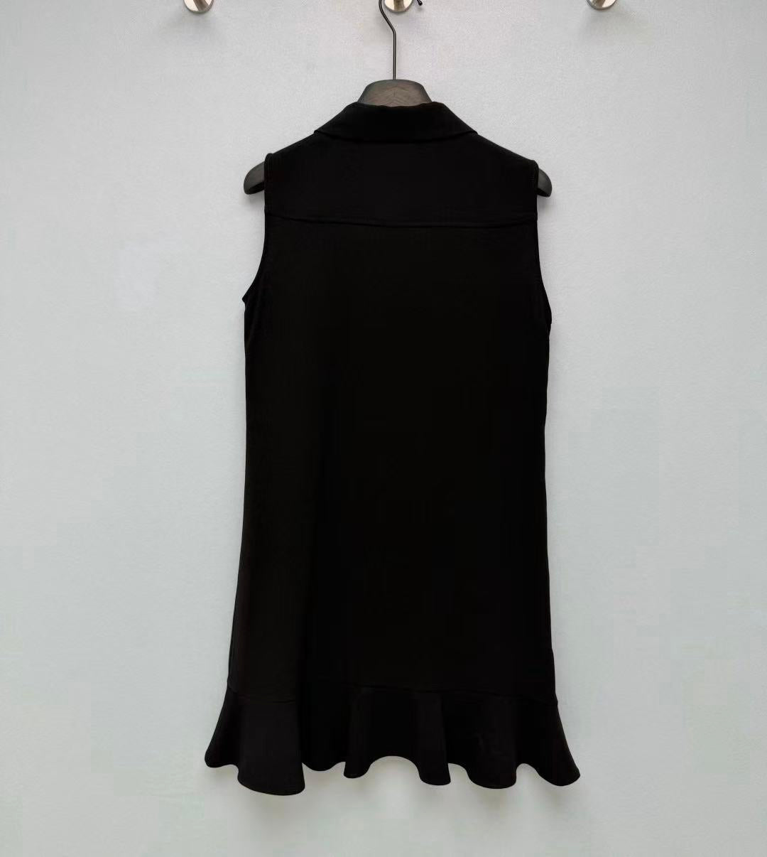 Elegant Black Sleeveless Dress